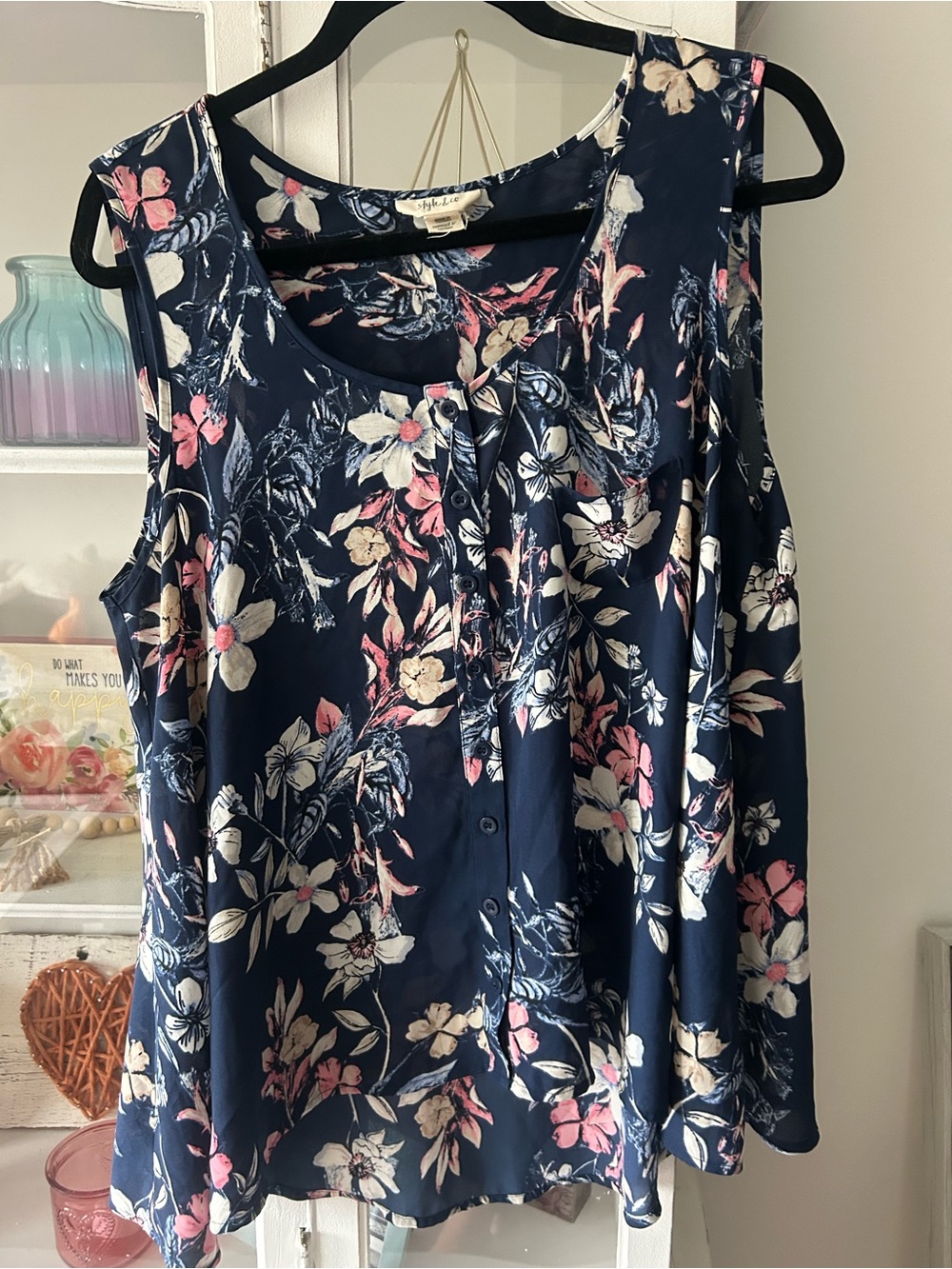 Style & Co sleeveless camisole
